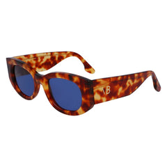 Victoria Beckham Brown Acetate Sunglasses