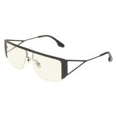Victoria Beckham Schwarze Metallsonnenbrille