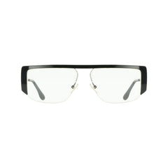 Victoria Beckham Schwarze Metallsonnenbrille