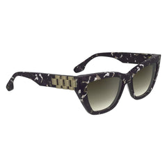 Victoria Beckham Sonnenbrille aus schwarzem Acetat