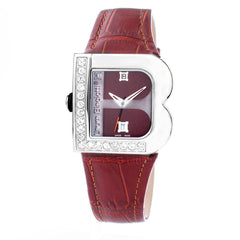 Laura Biagiotti Damen-Armbanduhr aus braunem Leder
