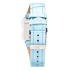 Laura Biagiotti Blaue Lederarmbanduhr
