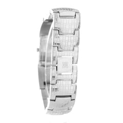 Laura Biagiotti Damen-Armbanduhr aus silberfarbenem Edelstahl