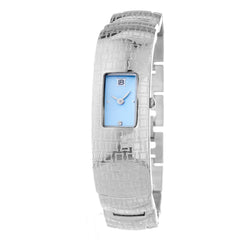 Laura Biagiotti Damen-Armbanduhr aus silberfarbenem Edelstahl