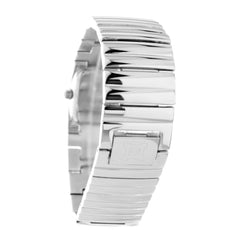 Laura Biagiotti Damen-Armbanduhr aus silberfarbenem Edelstahl