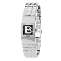 Laura Biagiotti Damen-Armbanduhr aus silberfarbenem Edelstahl
