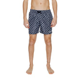 Nike Badeshorts aus schwarzem Polyester