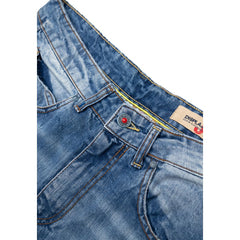 Displaj Blaue Baumwoll-Jeans im Relaxed Fit