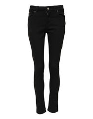 Dolce & Gabbana Schwarze Baumwoll-Freizeitjeans (Skinny)