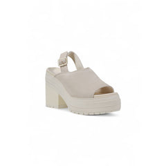 Converse Beige Suede Leather High Heel Pumps