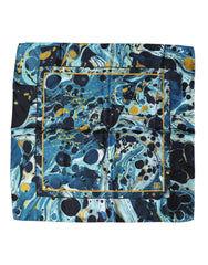 Dolce & Gabbana Vielfarbiger Marmor Quadratischer Foulard-Schal