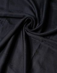 Dolce & Gabbana Black Lace Stole Silk NeckWrap Shawl Scarf