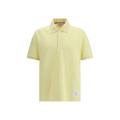 Thom Browne Zweifarbiger Polohemd aus Baumwolle