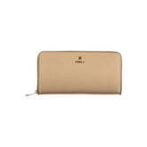 Furla Damen-Geldbörse aus beigem Leder