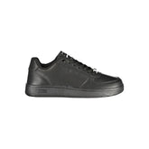 Gas Black Polyurethane Women Sneaker
