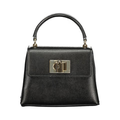 Furla Nero Damenhandtasche aus Leder