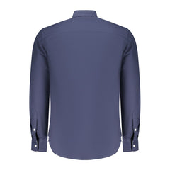 North Sails Blu Cotton Men Shirt