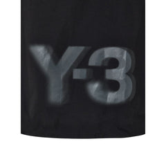 Y-3 Schwarze Polyamid-Shell-Jacke