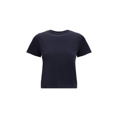 Extreme Cashmere blaues Baumwoll-T-Shirt