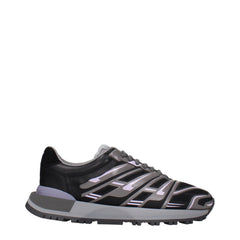 Maison Margiela Black Fabric Athletic Sneakers