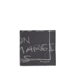 Maison Margiela Gray Silk Scarf
