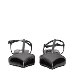 Prada Sandalen aus grauem Leder