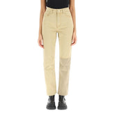 Ganni Brown Cotton Jeans Denim