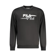 Fila Herren-Sweatshirt aus schwarzem Polyester