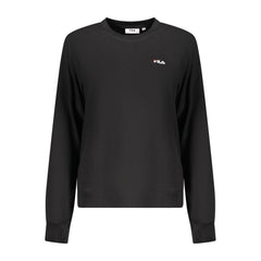 Fila Schwarzes Baumwoll-Sweatshirt für Damen