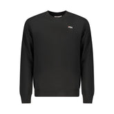 Fila Black Organic Cotton Men Sweatshirt