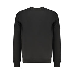 Fila Black Organic Cotton Men Sweatshirt