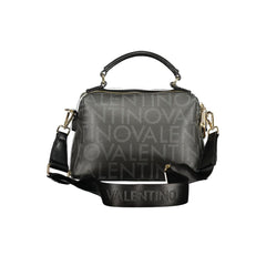 Mario Valentino Nero Poliuretano Donna Bag with Adjustable and Removable Strap