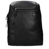 Piquadro Black Leather Backpack