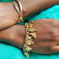 Stainless Steel 18K Gold Plated Bracelet Necklace Pendant charm Jewelry Accessories High Quality Charms Manufacturer