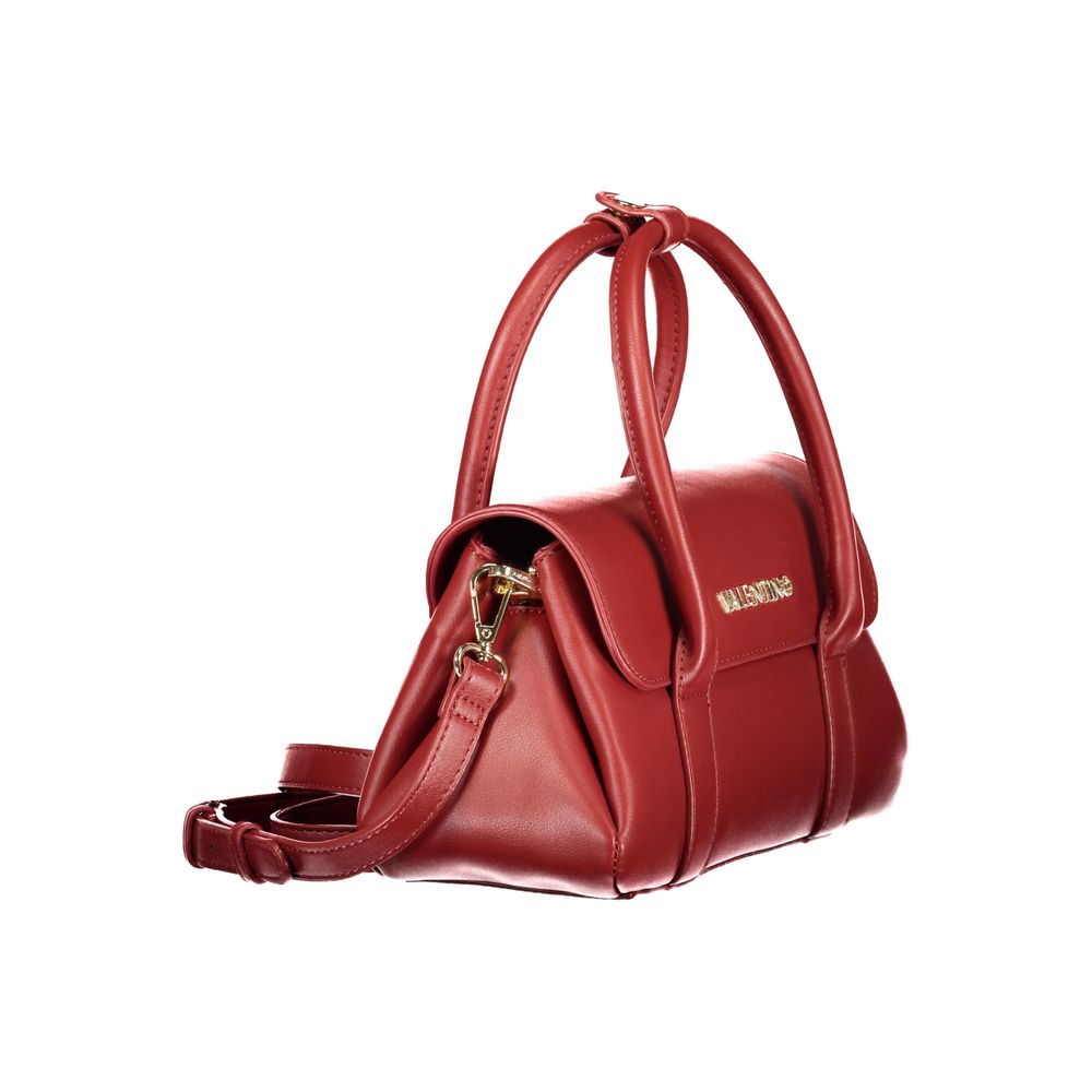 Mario Valentino Rosso Polyurethan Damen Handtasche