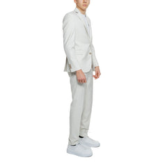 Mulish Beige Polyester Two-Piece Suit