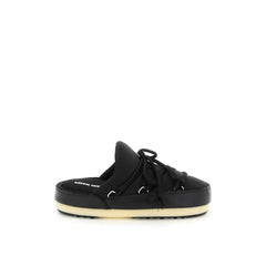 Moon Boot Black Nylon Mules