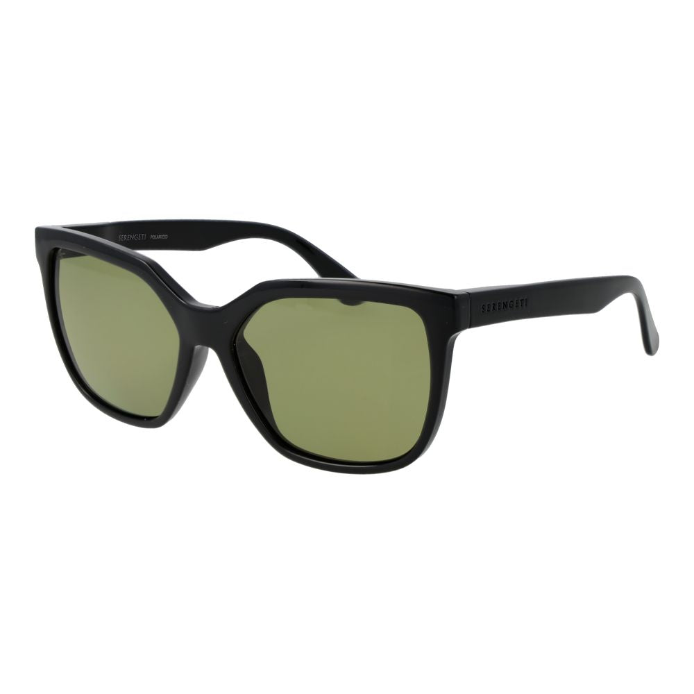Serengeti Sonnenbrille aus schwarzem Kunststoff