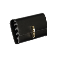 Furla Nero Leder Damen Geldbörse