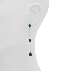 ALDO Green Elastane Earrings