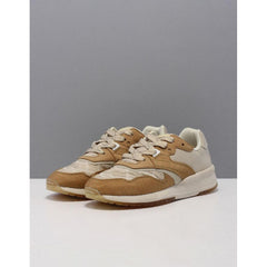 Scotch & Soda Beige Nylon Lage Sneakers