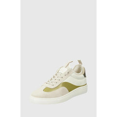 Scotch & Soda Beige Leren Lage Sneakers