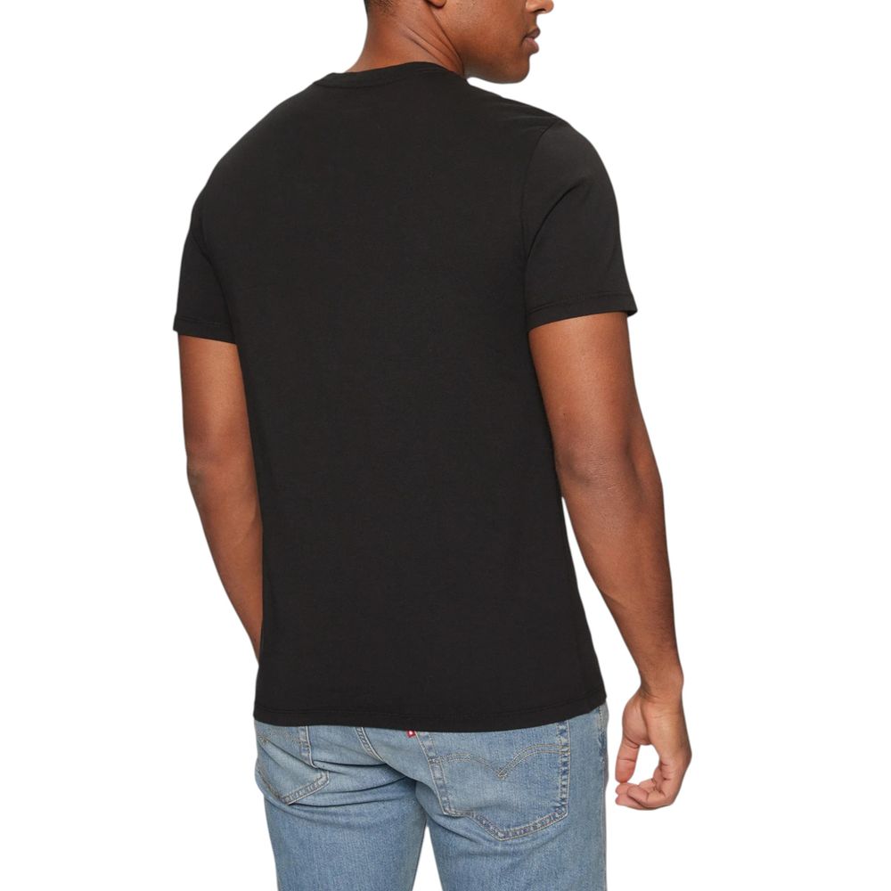 Zwart katoenen T-shirt van Levi's