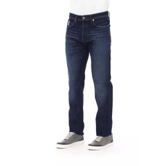 Baldinini Trend Blauwe Katoenen Jeans Denim