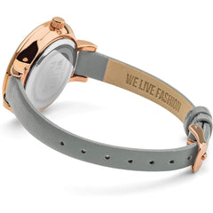 DAISY DIXON graue Lederuhr