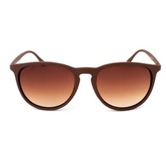 LONDONBE Braune Sonnenbrille mit eingespritztem Rahmen