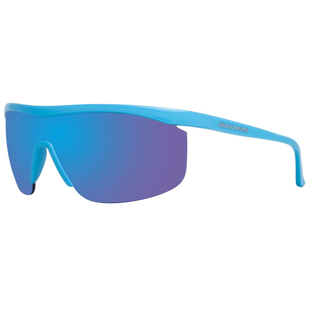 SKECHERS Blaue Kunststoff-Sonnenbrille