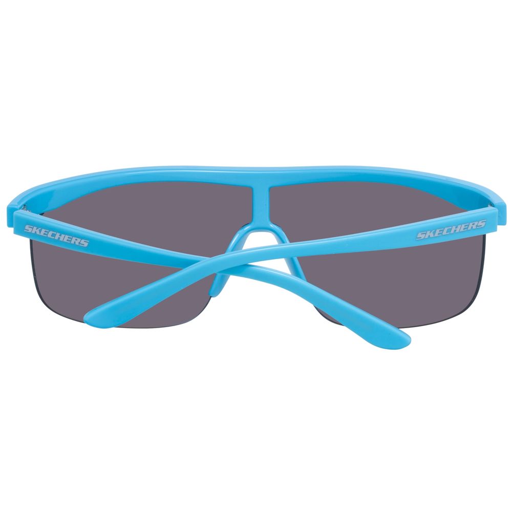 SKECHERS Blaue Kunststoff-Sonnenbrille