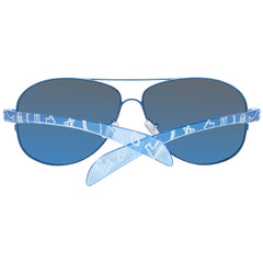 TRY COVER CHANGE Blaue Metallsonnenbrille