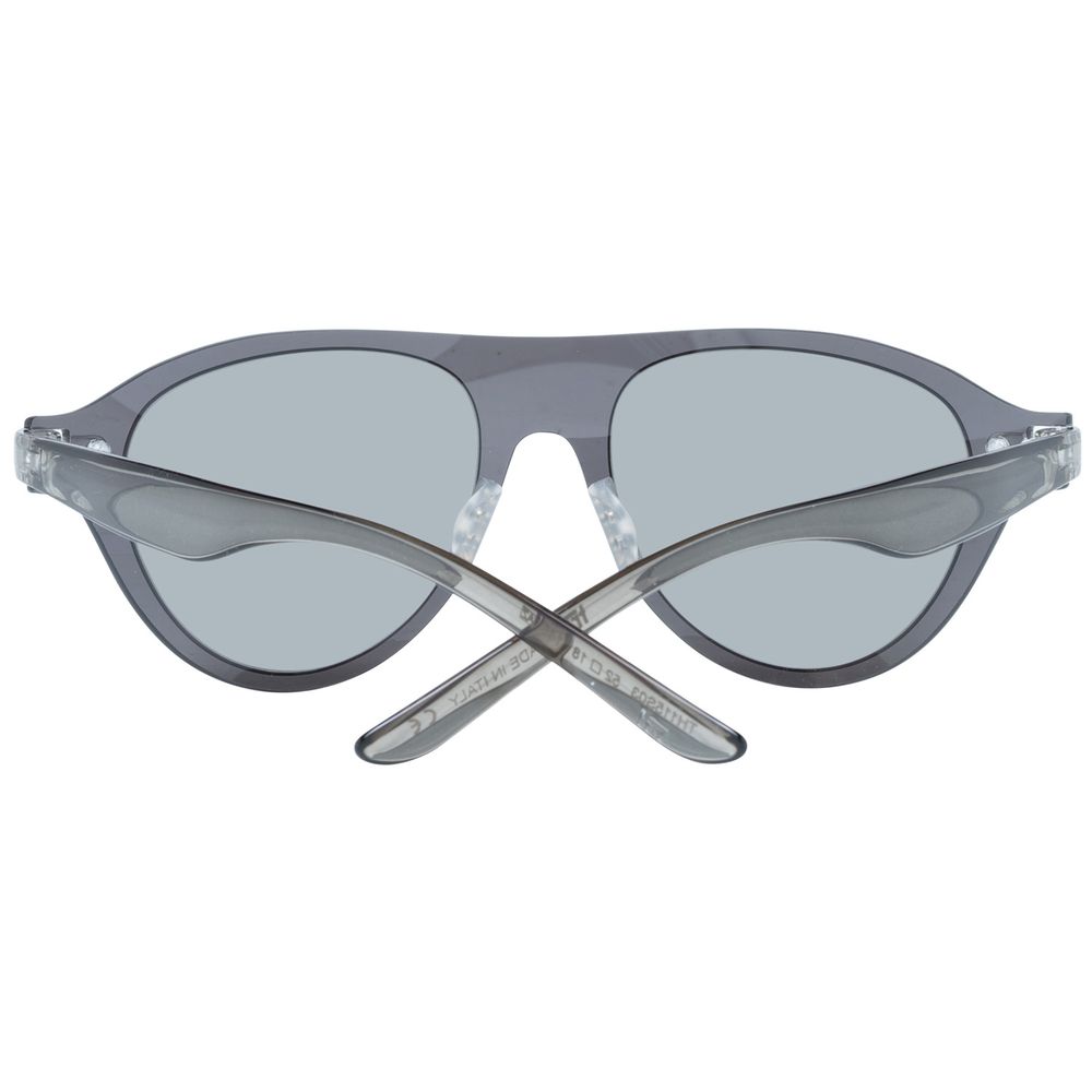 PROBIEREN SIE DEN BEZUGSWECHSEL Schwarze Sonnenbrille aus Kunststoff